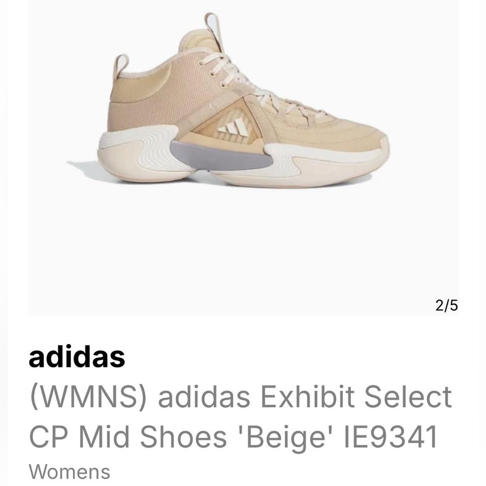 Adidas (WMNS) adidas Exhibit Select
CP Mid Shoes 'Beige' IE9341. NEW - Picture 9 of 12